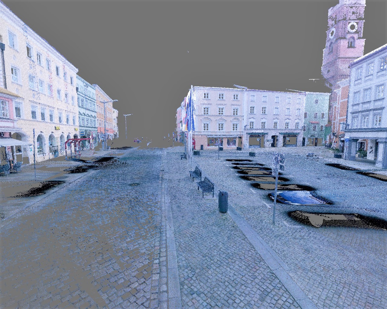 Punktwolke Stadtplatz Pfarrkirchen